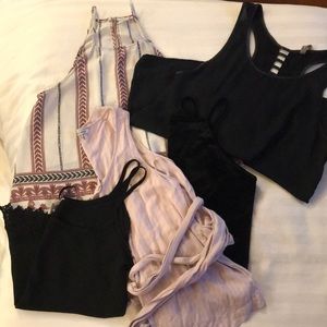 Tank top bundle (5 tanks!)